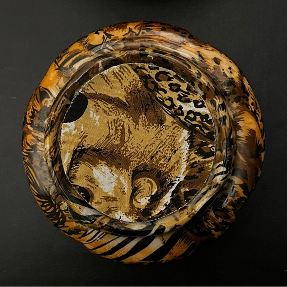 Safari Lion print covered dish Jewelry box - Picture 9 of 13